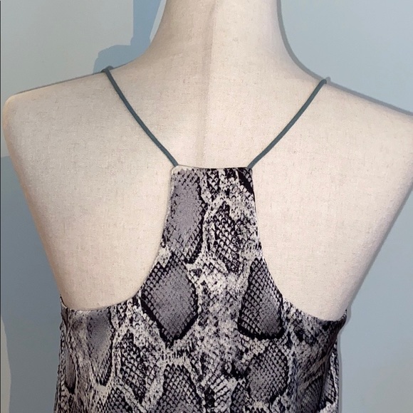 NWT Bishop + Young Tessa Snakeskin Racerback Camisole Tank Top - S - Picture 7 of 16